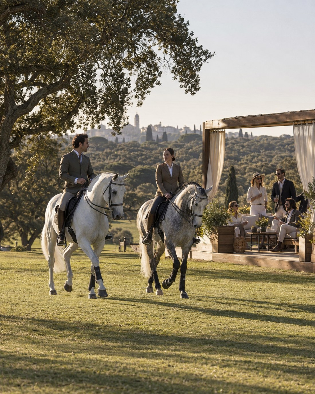 Experiencia ecuestre con una zona de hospitality
